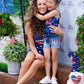 Mommy and Me Star Spangled Style Tank Top - Wearebambino - Blue - 2T - Mommy and Me Star Spangled Style Tank Top