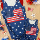 Mommy and Me Star Spangled Style Tank Top - Wearebambino - Blue - 2T - Mommy and Me Star Spangled Style Tank Top