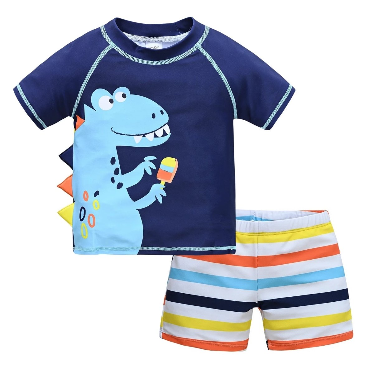 Ocean Explorers: Vibrant Kids' Swimsuit Collection - Wearebambino - French Blue - 2Y (90cm - 35.5in) - Ocean Explorers: Vibrant Kids' Swimsuit Collection