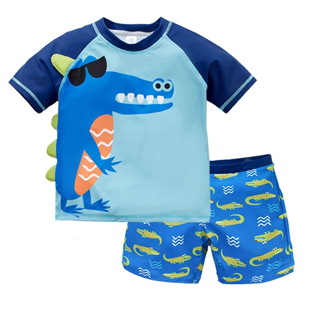 Ocean Explorers: Vibrant Kids' Swimsuit Collection - Wearebambino - Cloud Burst - 2Y (90cm - 35.5in) - Ocean Explorers: Vibrant Kids' Swimsuit Collection