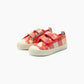 Orange Grid Canvas Shoes - Wearebambino - orange - US 6C | EU 22 - Orange Grid Canvas Shoes