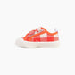 Orange Grid Canvas Shoes - Wearebambino - orange - US 6C | EU 22 - Orange Grid Canvas Shoes