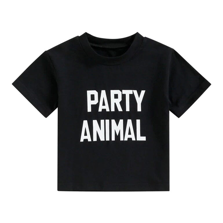 Party Animal Toddler Tee - Wearebambino - 9 - 12 M - Party Animal Toddler Tee