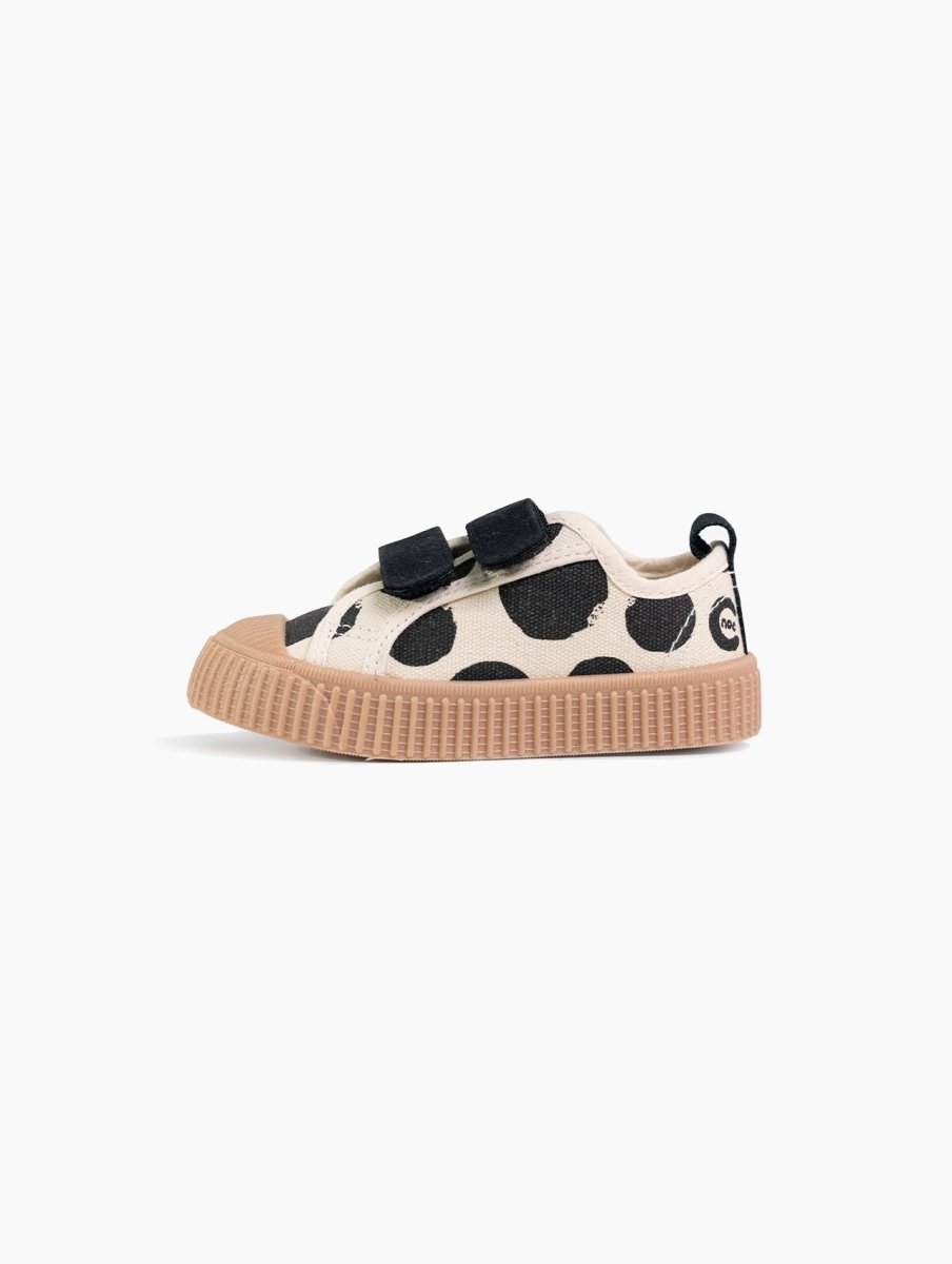 Polka Dot Canvas Shoes - Wearebambino - polka dot - US 6C | EU 22 - Polka Dot Canvas Shoes