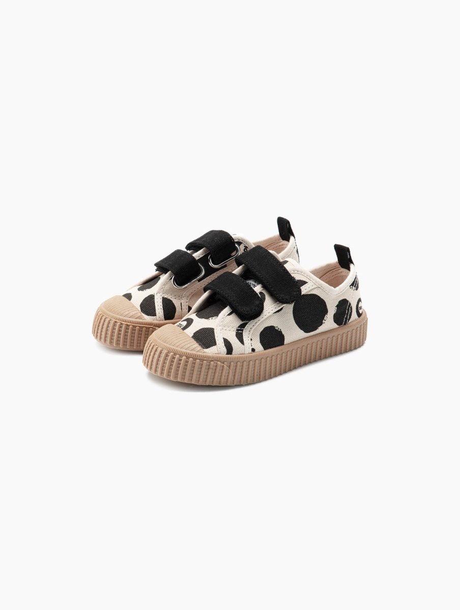 Polka Dot Canvas Shoes - Wearebambino - polka dot - US 6C | EU 22 - Polka Dot Canvas Shoes