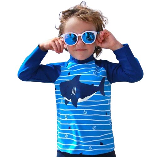 Poolside Trends: Chic Swimwear for Big Boys - Wearebambino - 2Y (90cm - 35.5in) - Blue - Poolside Trends: Chic Swimwear for Big Boys