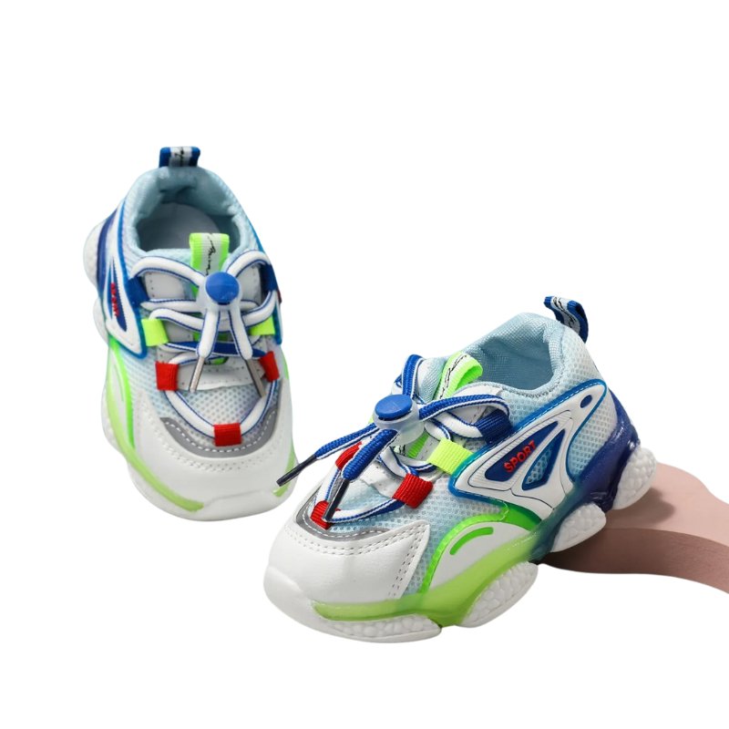 Rainbow Light - Up Sneakers - Wearebambino - Pink - 5 - Rainbow Light - Up Sneakers