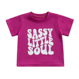 Sassy Little Soul Toddler Tee - Wearebambino - Purple - 9 - 12 M - Sassy Little Soul Toddler Tee