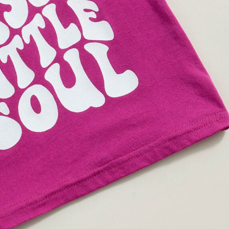 Sassy Little Soul Toddler Tee - Wearebambino - Pink - 9 - 12 M - Sassy Little Soul Toddler Tee