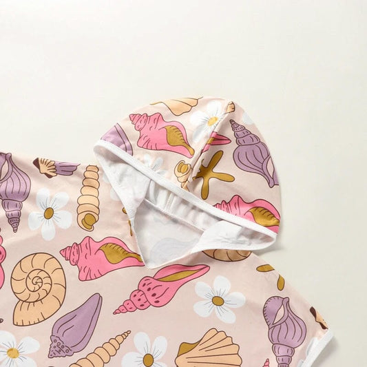 Seashells Toddler Cover - Up - Wearebambino - 2T - Seashells Toddler Cover - Up