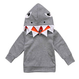 Shark Toddler Hoodie - Wearebambino - 2T - Shark Toddler Hoodie