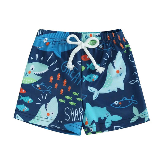 Shark Toddler Swim Shorts - Wearebambino - 9 - 12 M - Shark Toddler Swim Shorts