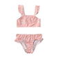 Shell Ruffled Toddler Swimsuit - Wearebambino - Pink - 9 - 12 M - Shell Ruffled Toddler Swimsuit