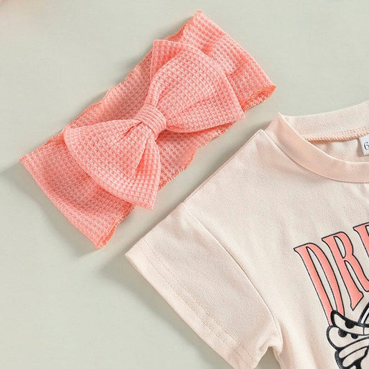 Short Sleeve Dreamer Baby Bodysuit - Wearebambino - 0 - 3 M - Short Sleeve Dreamer Baby Bodysuit