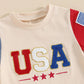 Short Sleeve USA Baby Set - Wearebambino - 3 - 6 M - Short Sleeve USA Baby Set