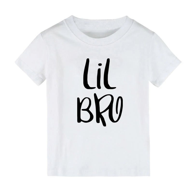 Sibling Bond T-Shirt Duo - Wearebambino - White A - 2T - Sibling Bond T-Shirt Duo