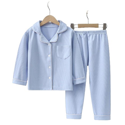 Simply Sleepy: Classic Color Pajama Sets - Wearebambino - Blue - 3T - Simply Sleepy: Classic Color Pajama Sets