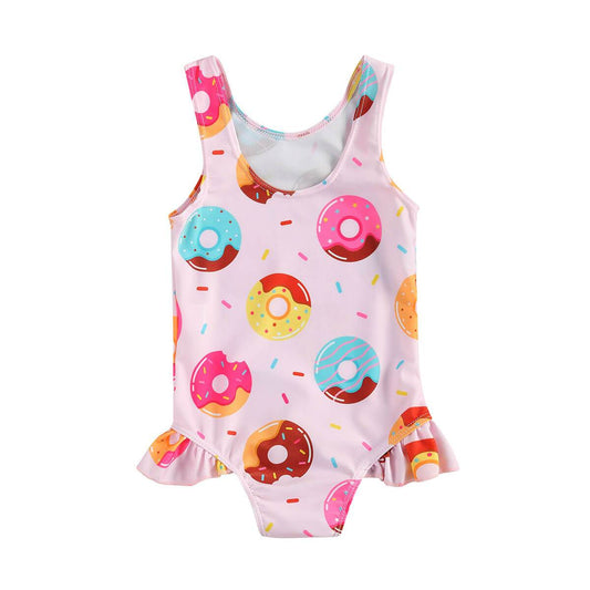 Sleeveless Donut Baby Swimsuit - Wearebambino - 3 - 6 M - Sleeveless Donut Baby Swimsuit