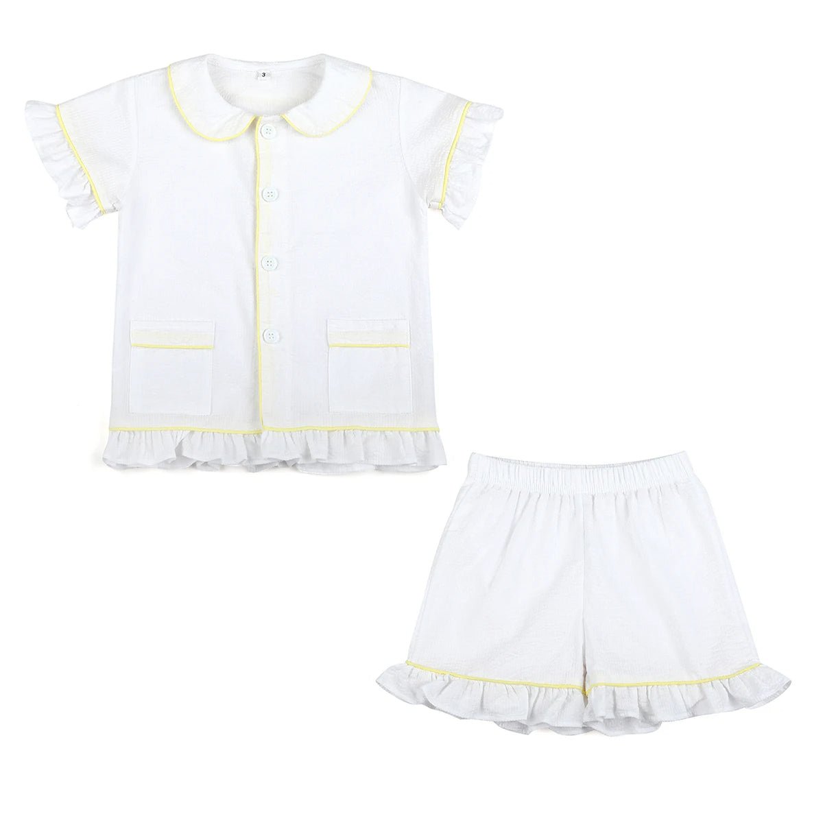 Soft Embrace Pajama Collection - Wearebambino - White - 2T - Soft Embrace Pajama Collection