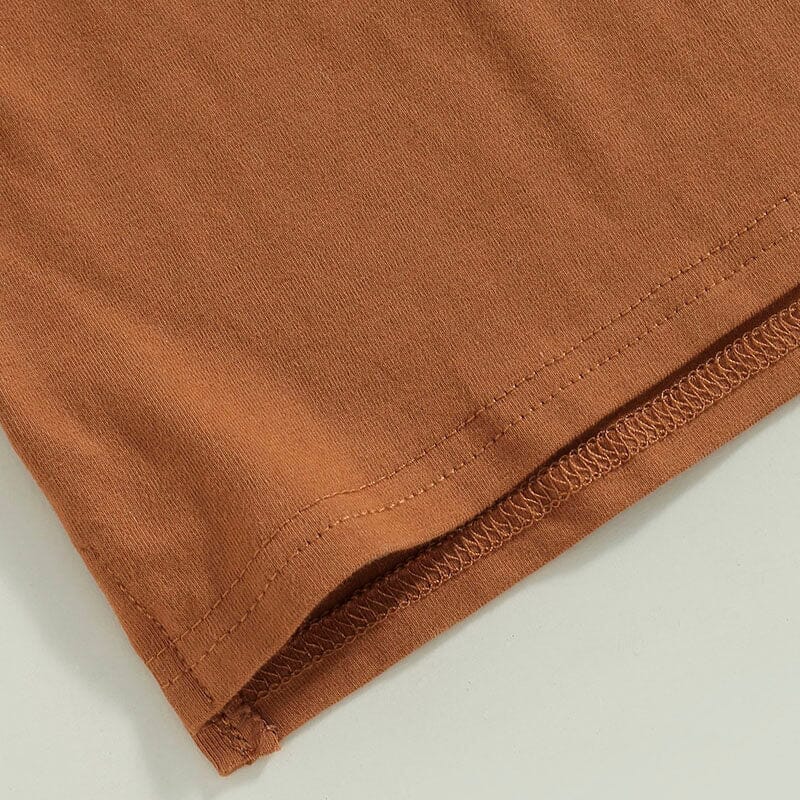 Solid Brown Toddler Tee - Wearebambino - 9 - 12 M - Solid Brown Toddler Tee