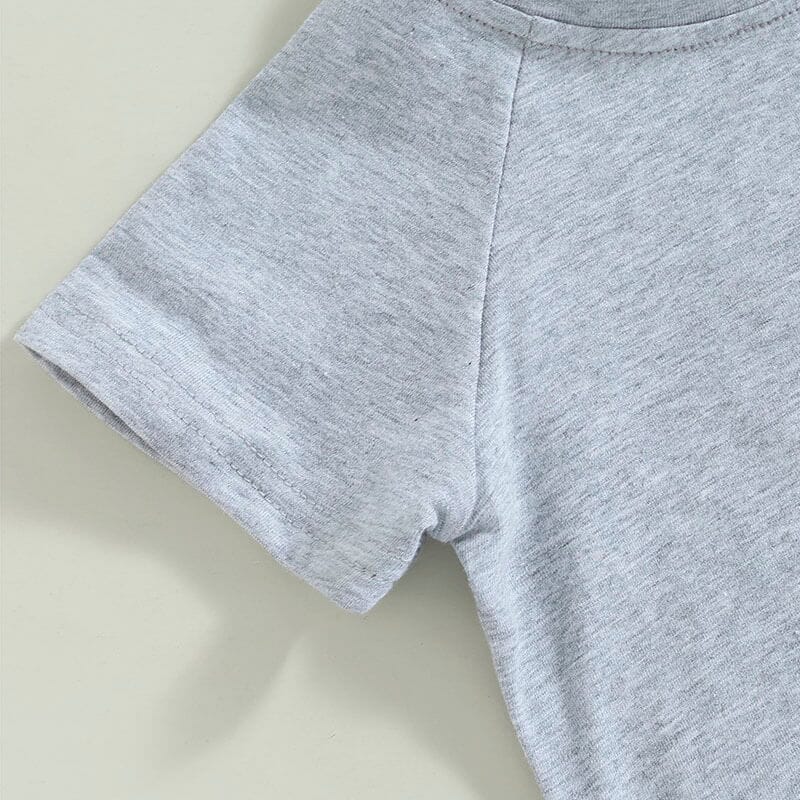 Solid Gray Toddler Tee - Wearebambino - 9 - 12 M - Solid Gray Toddler Tee