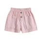 Solid Pockets Baby Shorts - Wearebambino - Pink - 3 - 6 M - Solid Pockets Baby Shorts