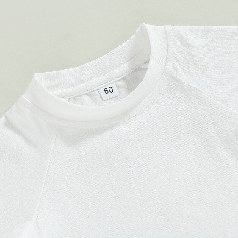 Solid White Toddler Tee - Wearebambino - 9 - 12 M - Solid White Toddler Tee