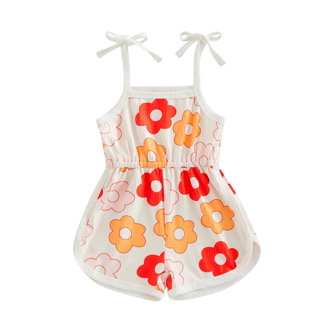 Straps Floral Toddler Romper - Wearebambino - 12 - 18 M - Straps Floral Toddler Romper