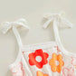 Straps Floral Toddler Romper - Wearebambino - 12 - 18 M - Straps Floral Toddler Romper