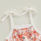 Straps Flowers Toddler Romper - Wearebambino - 12 - 18 M - Straps Flowers Toddler Romper