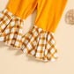 Sunflower Flared Pants Toddler Set - Wearebambino - 9 - 12 M - Sunflower Flared Pants Toddler Set