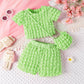 Sweet Puff Sleeve Outfit - Wearebambino - Green - 3T - Sweet Puff Sleeve Outfit