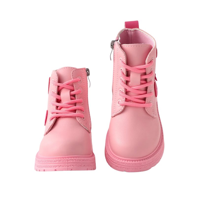 Sweetheart Pink Boots - Valentine's Special - Wearebambino - Rosa - 26 - Sweetheart Pink Boots - Valentine's Special