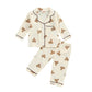 Teddy Bear Toddler Pajama Set - Wearebambino - 2T - Teddy Bear Toddler Pajama Set