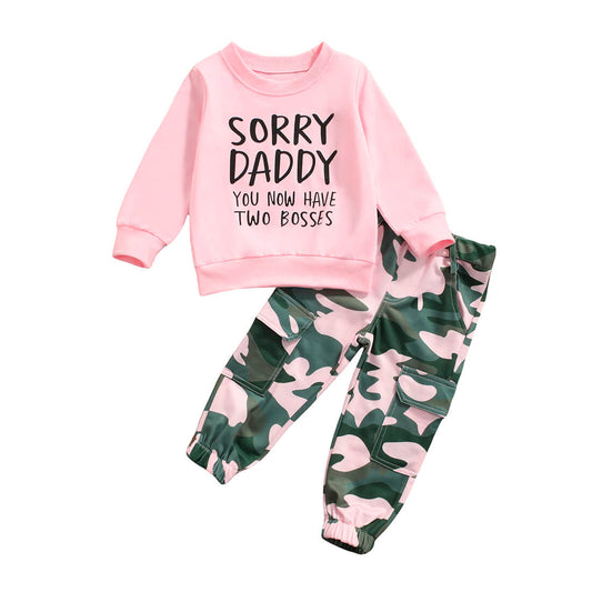 Two Bosses Camouflage Toddler Set - Wearebambino - 2T - Two Bosses Camouflage Toddler Set