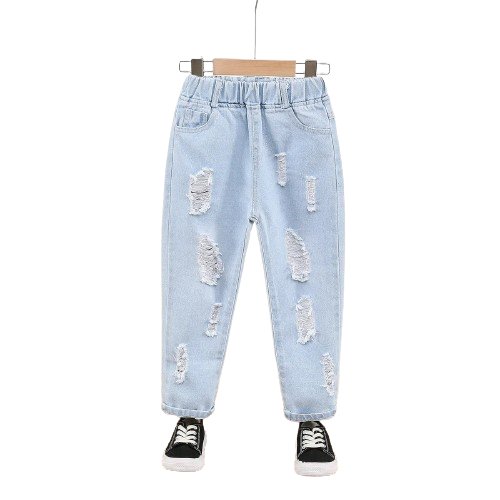 Urban Edge Ripped Jeans - Wearebambino - Blue - 3Y (100cm - 39.5in) - Urban Edge Ripped Jeans