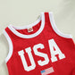 USA Sleeveless Red Shorts Baby Set - Wearebambino - 3 - 6 M - USA Sleeveless Red Shorts Baby Set