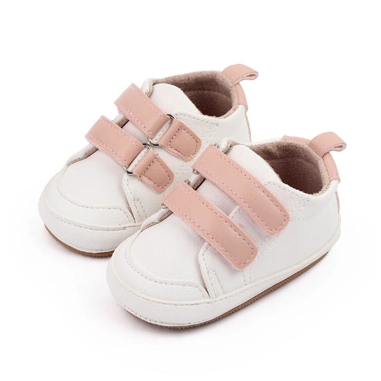 Velcro Baby Sneakers - Wearebambino - Pink - 1 - Velcro Baby Sneakers