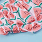 Watermelon Ruffled Baby Swimsuit - Wearebambino - 3 - 6 M - Watermelon Ruffled Baby Swimsuit