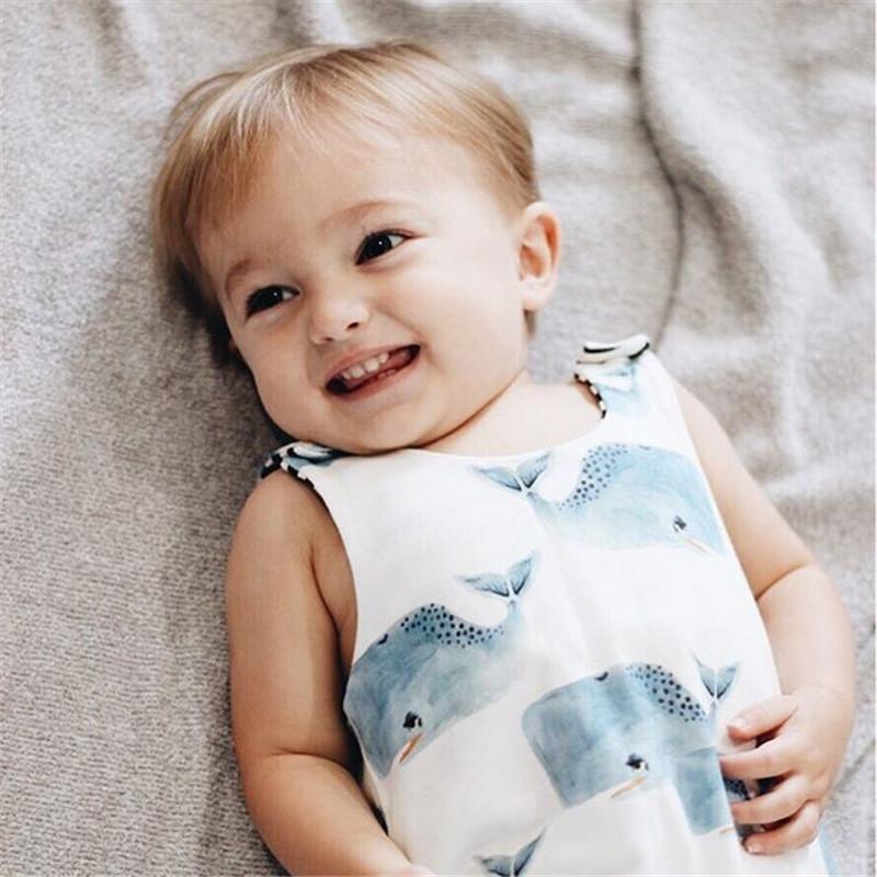 Whale Baby Jumpsuit - Wearebambino - 3 - 6 M - Whale Baby Jumpsuit