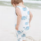 Whale Baby Jumpsuit - Wearebambino - 3 - 6 M - Whale Baby Jumpsuit