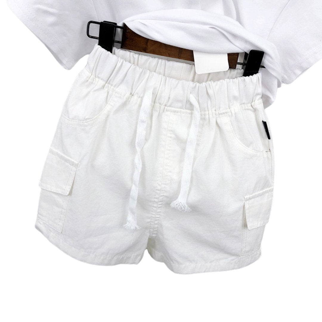 White short - Wearebambino - White - 2T - White short