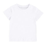 White Solid Toddler Tee - Wearebambino - 9 - 12 M - White Solid Toddler Tee