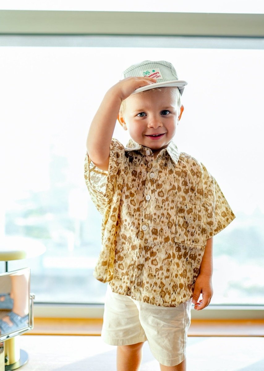 Yellow leopard print shirt - Wearebambino - Yellow Leopard - 2T - Yellow leopard print shirt