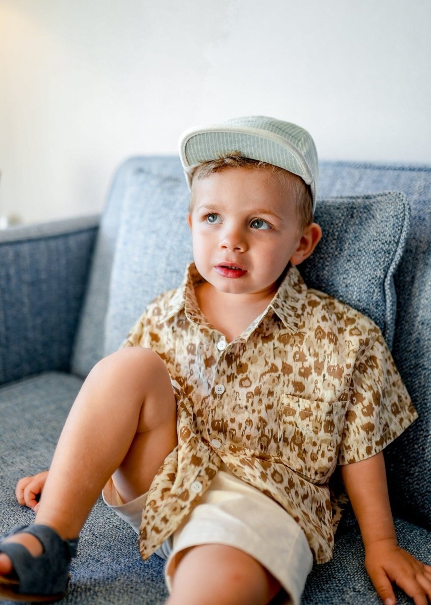 Yellow leopard print shirt - Wearebambino - Yellow Leopard - 2T - Yellow leopard print shirt