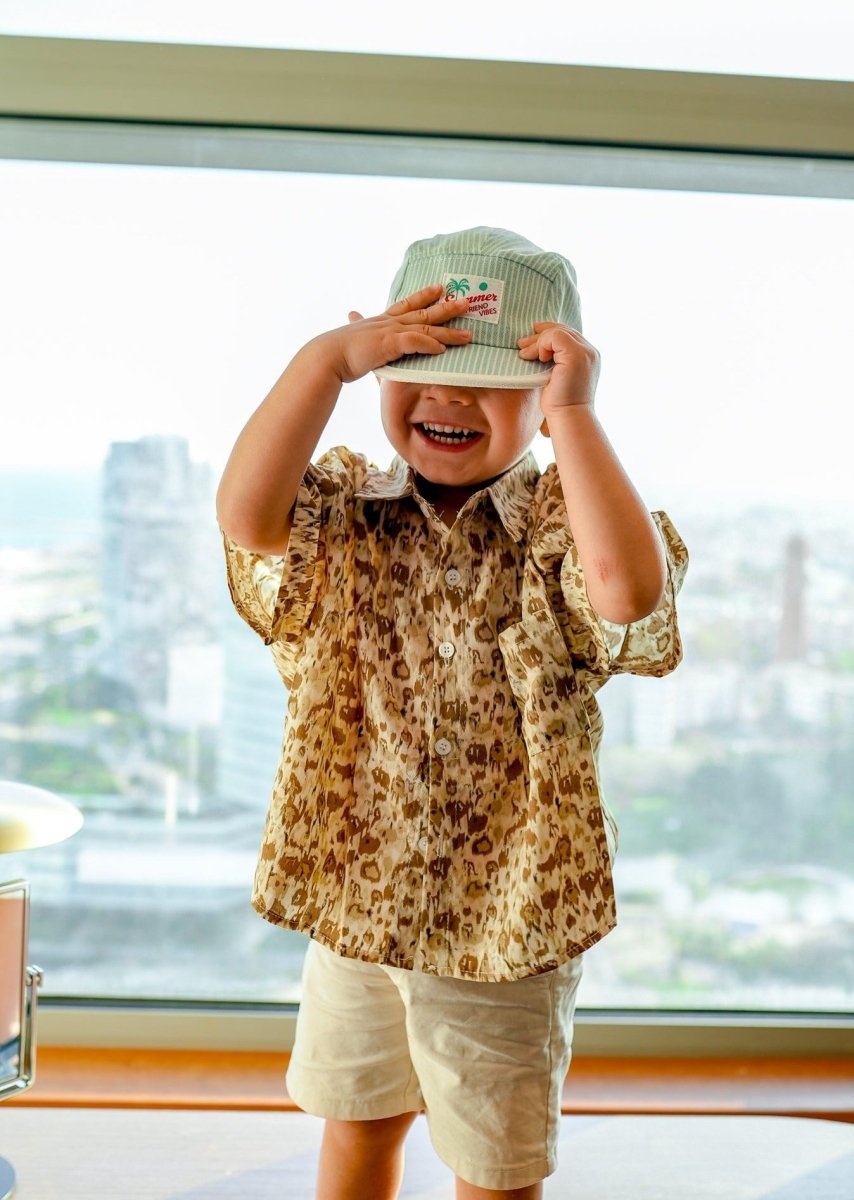 Yellow leopard print shirt - Wearebambino - Yellow Leopard - 2T - Yellow leopard print shirt