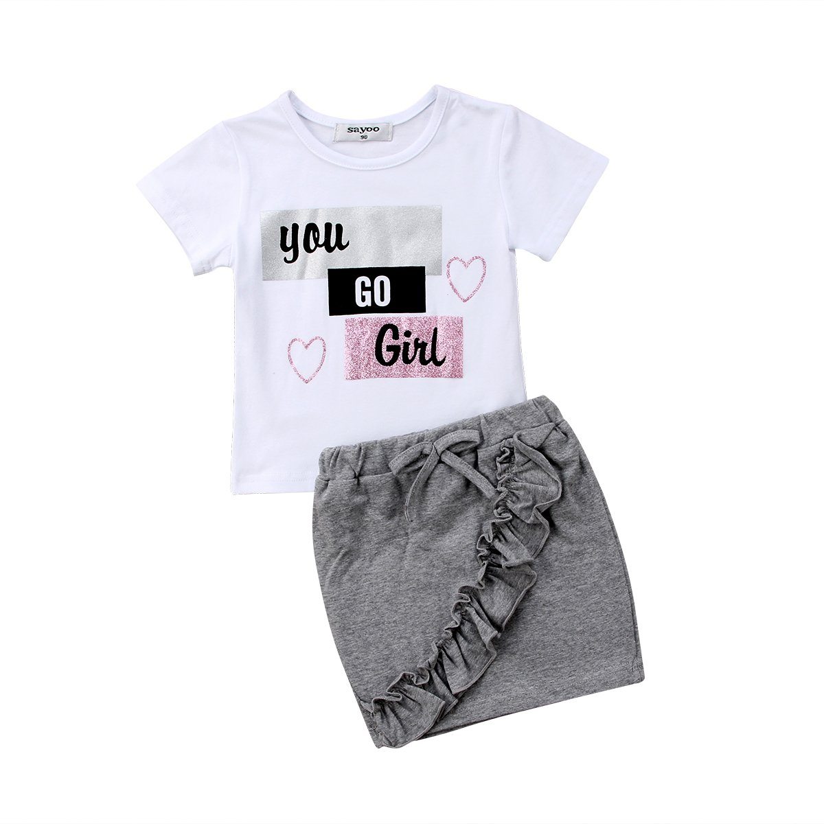 You Go Girl Toddler Set - Wearebambino - 12 - 18 M - You Go Girl Toddler Set